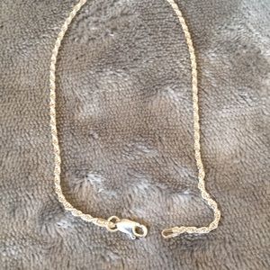 100% authentic 925 silver ankle bracelet